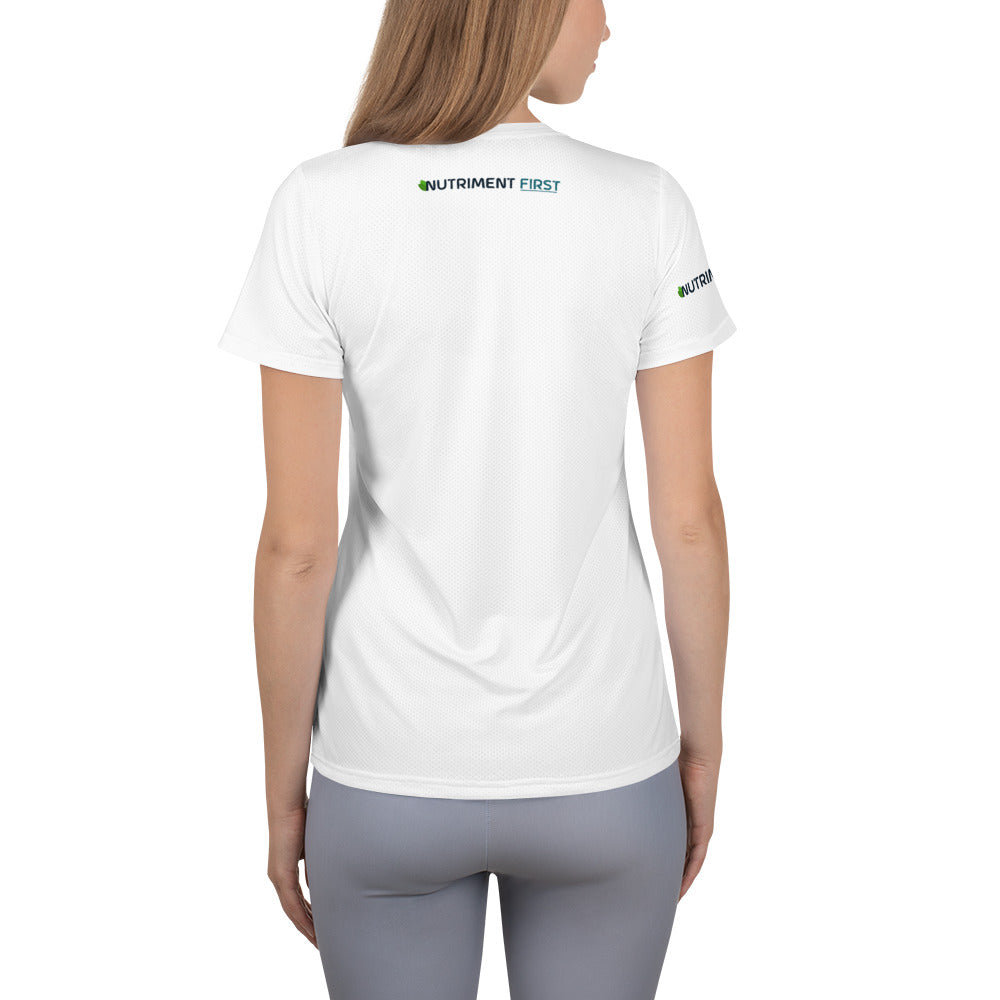 100% Nutriment Women's Athletic T-shirt